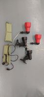 Lot de lampes et support