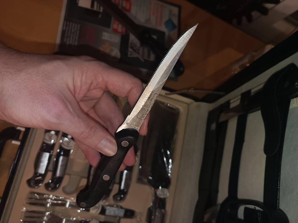 Coltelli: Rosenbaum Messer-Set im Koffer – Usato da Arbon venduto da Bieridiot 3