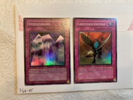 Yu-Gi-Oh Karten Spiegelwand Greifenschwinge 1. Auflage