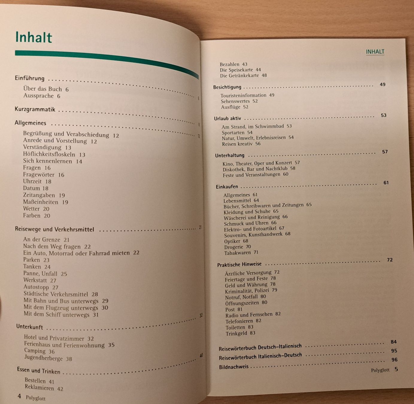 Libri: Italienisch Reise-Sprachführer – Usato da Steinhausen venduto da Ovi27 2