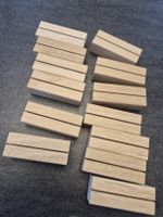Menuhalter Holz, 13 Stk, neuwertig, Hochzeit