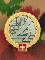 Béretemblem Territorialregion 2 Goldkranz, neu