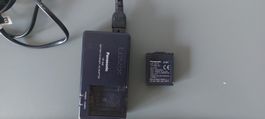 Panasonic Adapter DE-928B + Batterie CGA-S002E