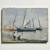 Gabriel Mateus CONSTANTE (1875-1950) Aquarelle sur papier
