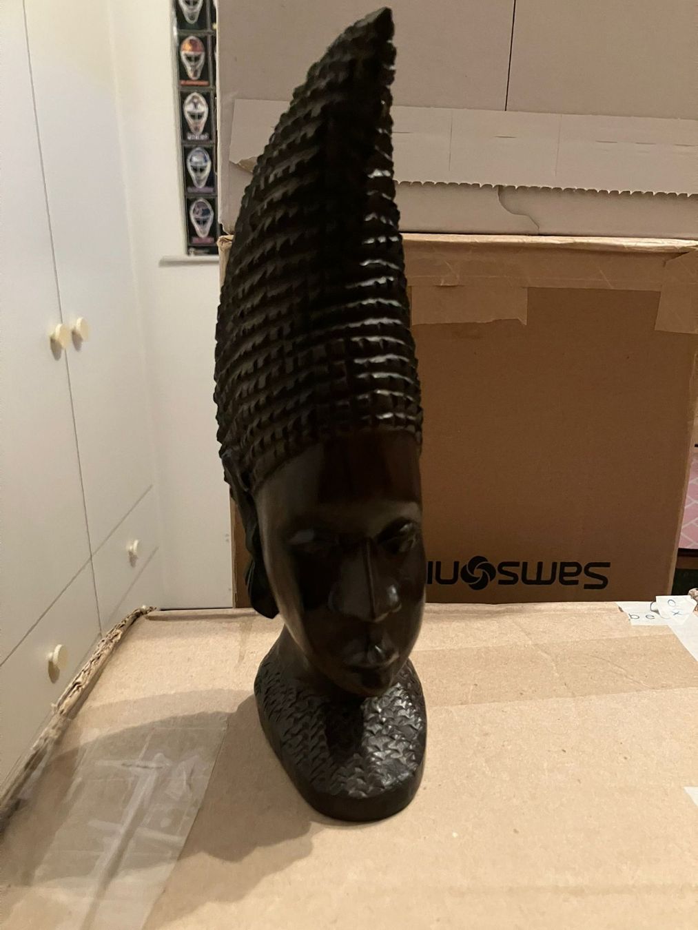 Sculture & Statue: Statua africana in legno scuro – Usato da Melano venduto da H-Sara