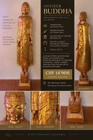 Monumentale antike Skulptur 210cm | Buddha | Asien | 19. Jh.