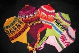 3 x Mützen Alpaka Motive, Unisex, NEU!