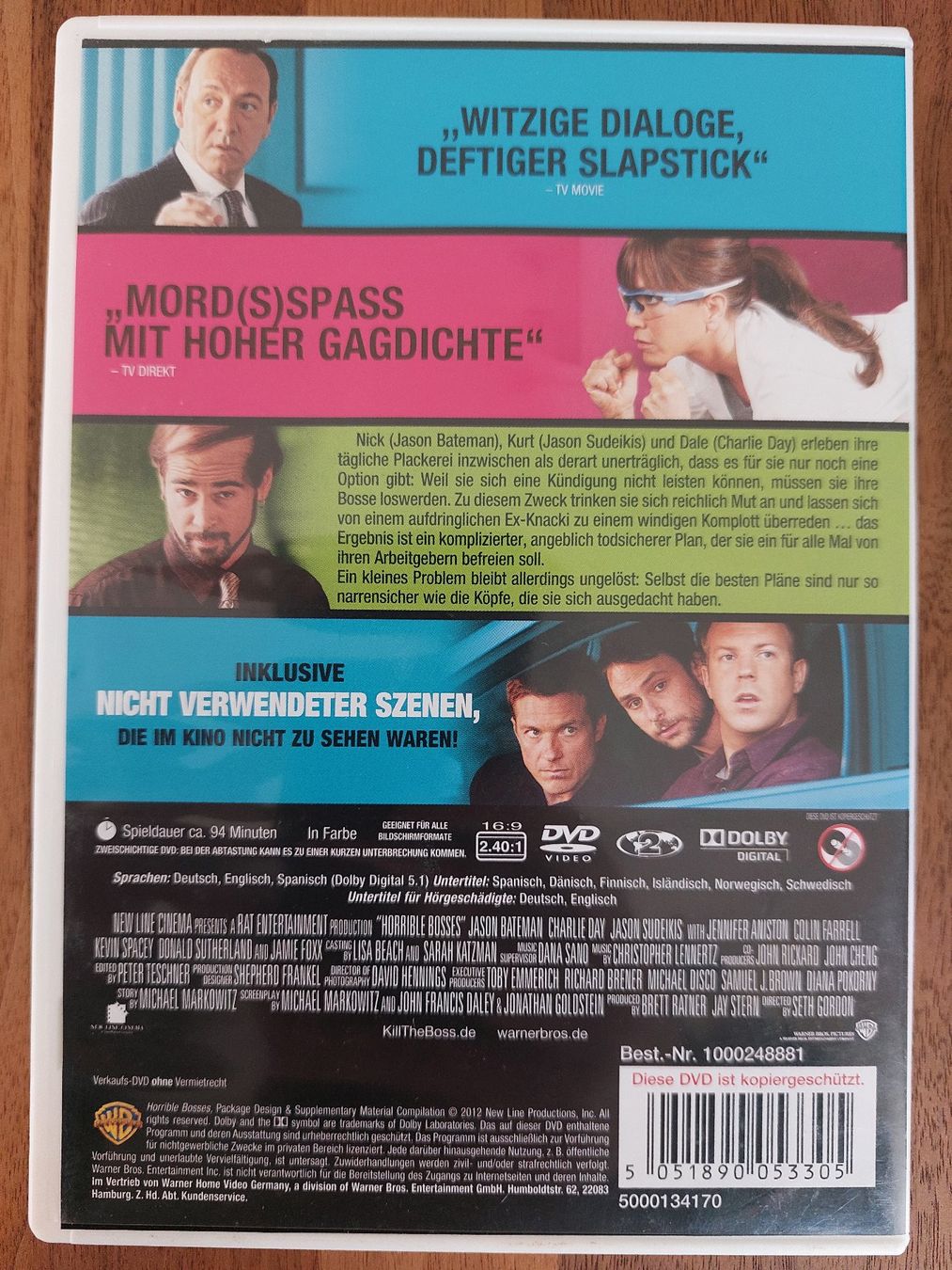 Tutti i DVDs: DVD - Kill the Boss – Usato da Rheinfelden venduto da FilmAuktion 1