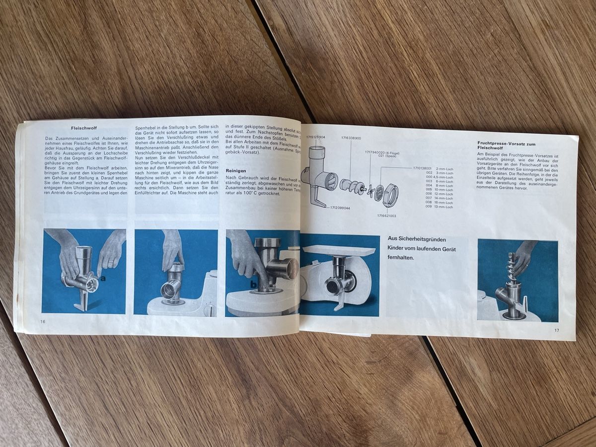 Bosch Elettrodomestici da cucina: BOSCH  -neuzeit- UniversalKüchenmaschine – Usato da Bern venduto da rit_d25b 6