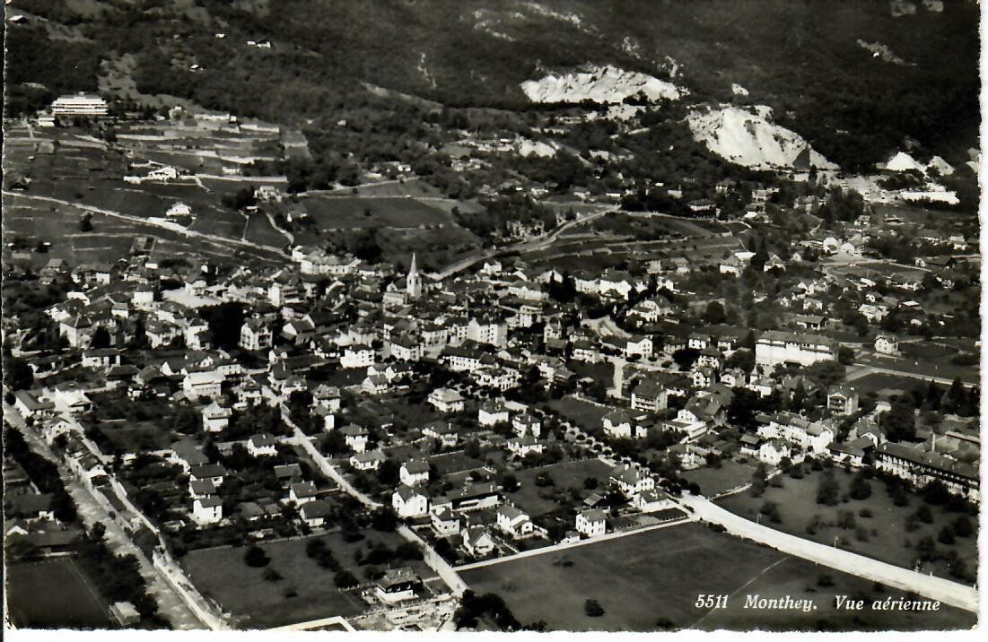 Cartoline postali: Monthey – Usato da Hochdorf venduto da Ziegel-16