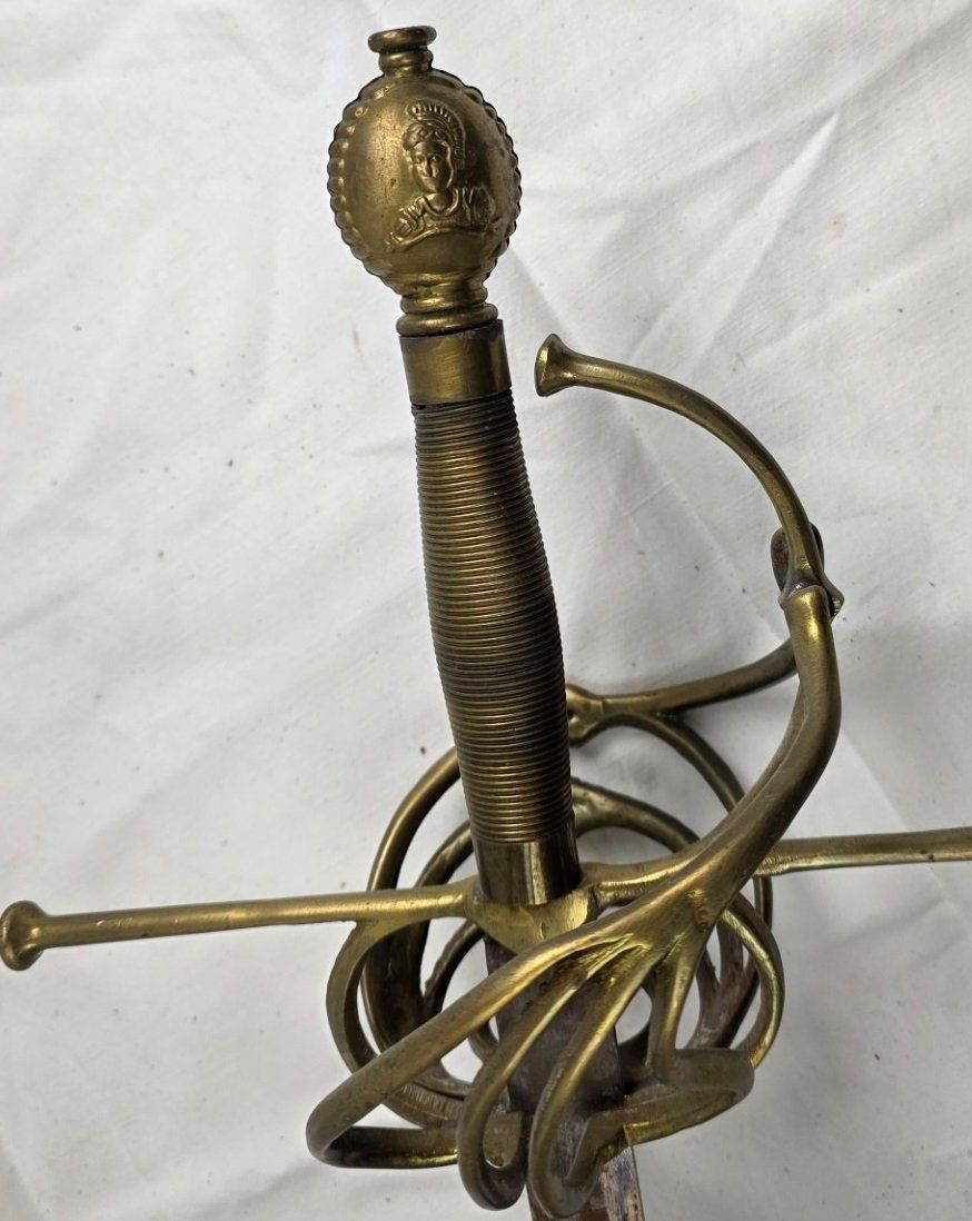 Sonstiges zum Sammeln & Seltenes: Rapier oder Degen Reproduktion im Stil um 1580 ca. 1900 – Gebraucht aus Flums von Flumsantik 2