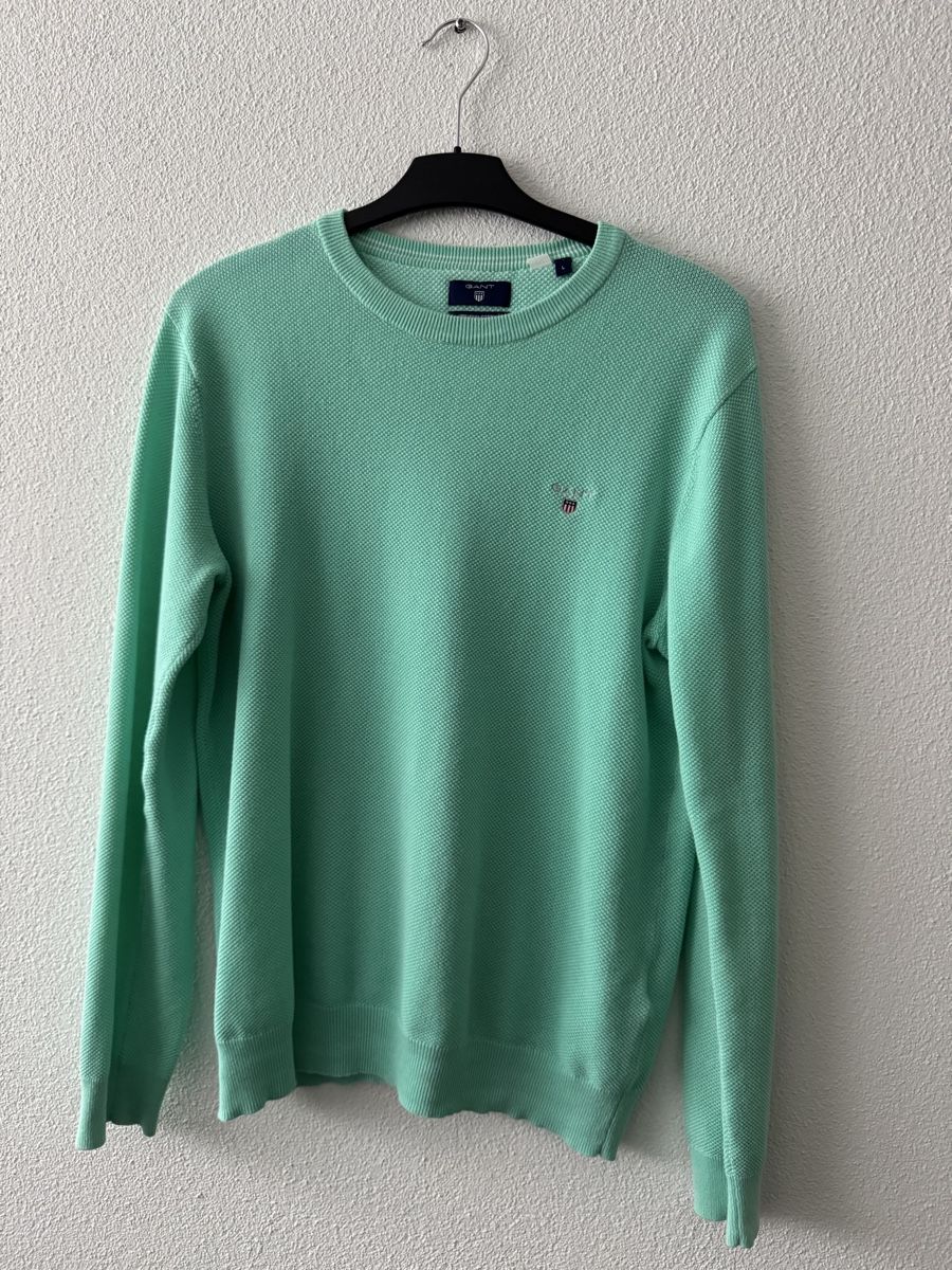 Gant Maglioni & Felpe: GANT Baumwollpullover Grösse L - Frühlingsfarbe Mint – Usato da Zug venduto da HRALZ