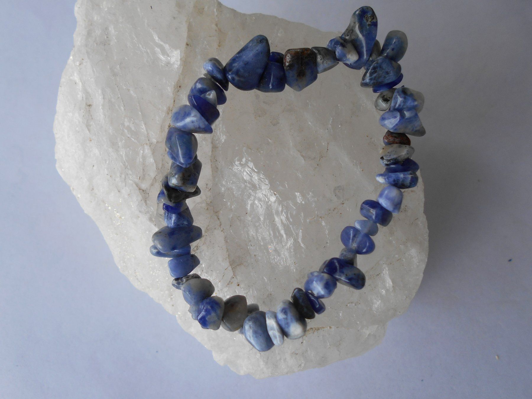 Bracelets: Sodalith Splitter Armband – Neuf (Voir description) à Zürich par swisscristal01