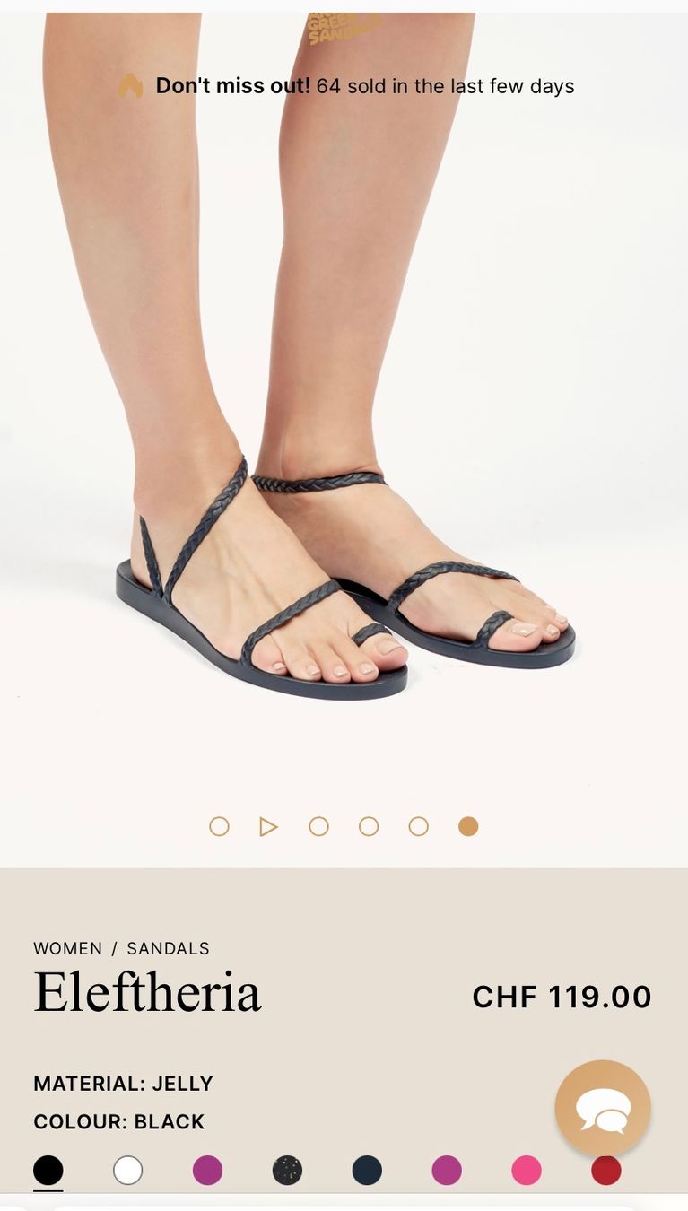 Scarpe da donna: " Eleftheria" Ancient Greek Sandals – Nuovo e nell'imballaggio originale da Kriens venduto da pizi02