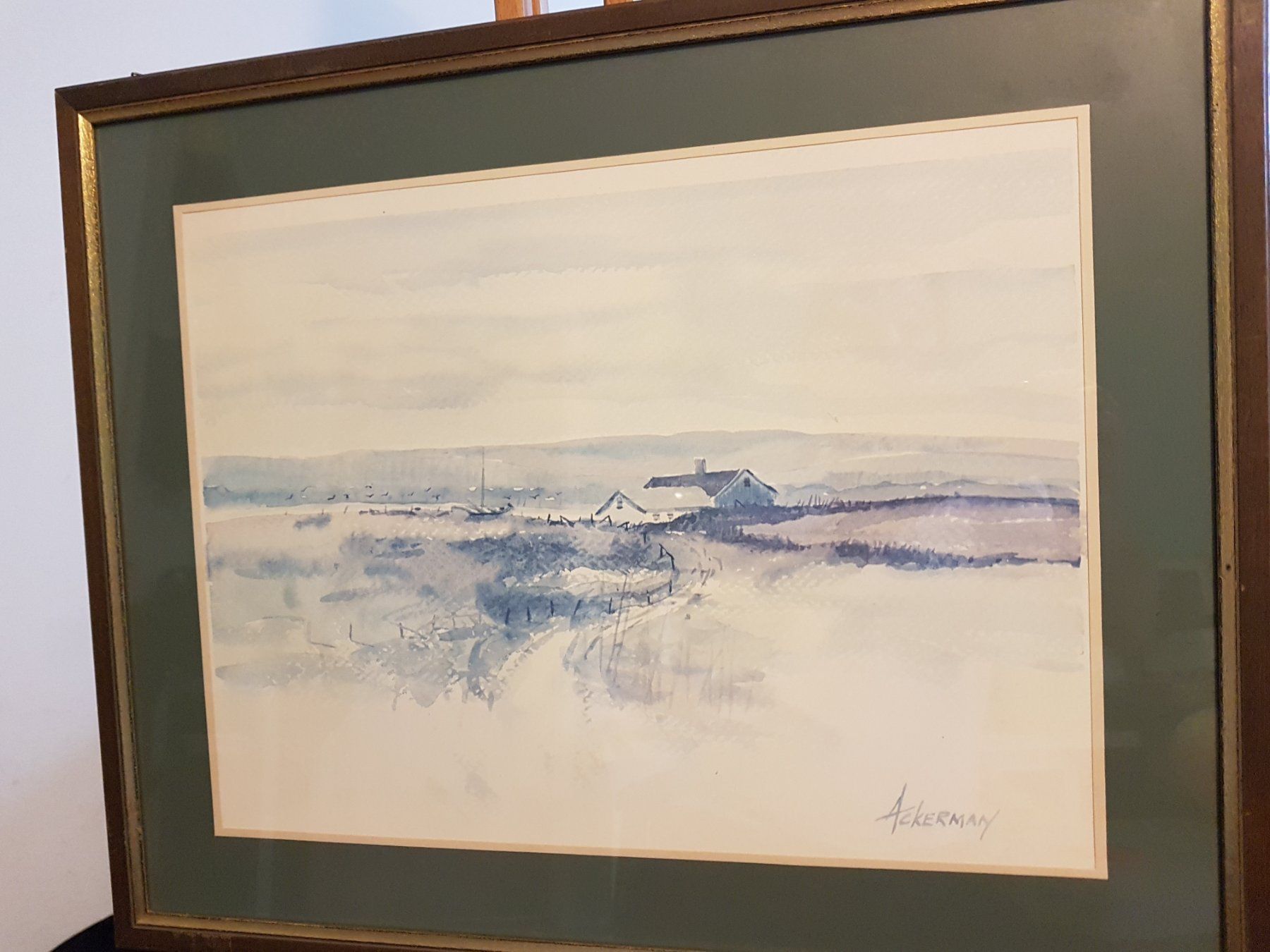 Gemälde: Frank Edward Ackermann – "Riverhouse" – Original EMSA – Gebraucht aus Glattbrugg von casabelavista 4