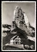 AK Staubern, Berggasthaus Staubern mit Staubernkanzel