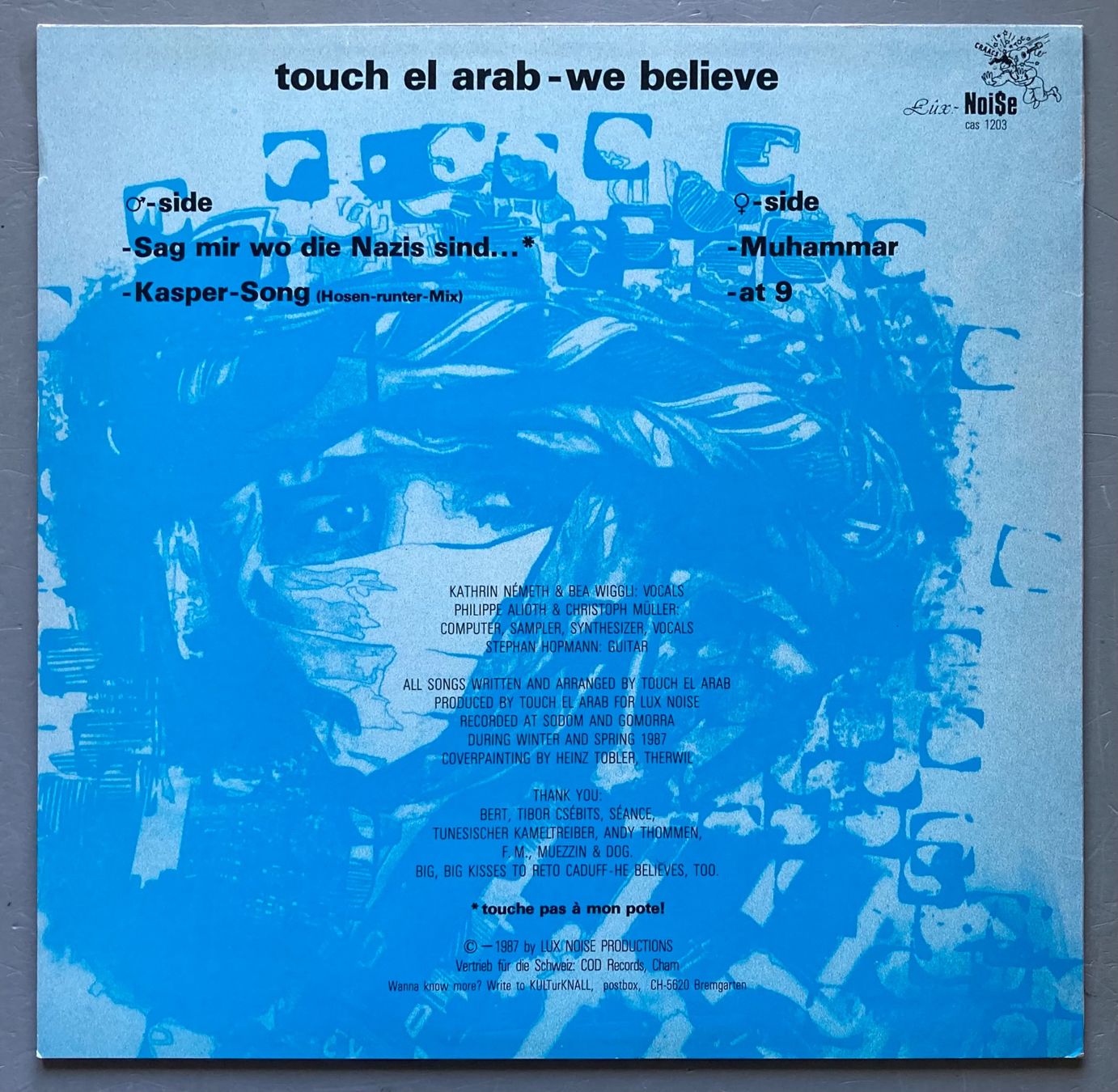 Schallplatten: TOUCH EL ARAB - WE BELIEVE – Gebraucht aus Poliez-Pittet von Newtown-Records 1