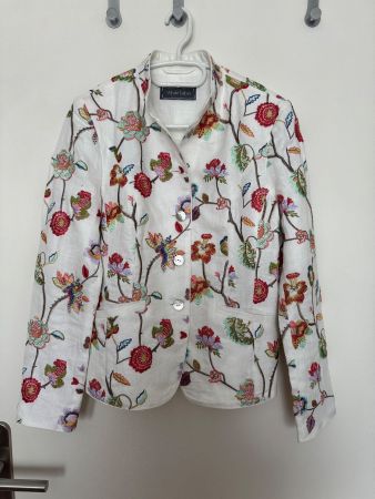 White Label Leinenblazer bestickt Gr. 38 🌸 Frühling!