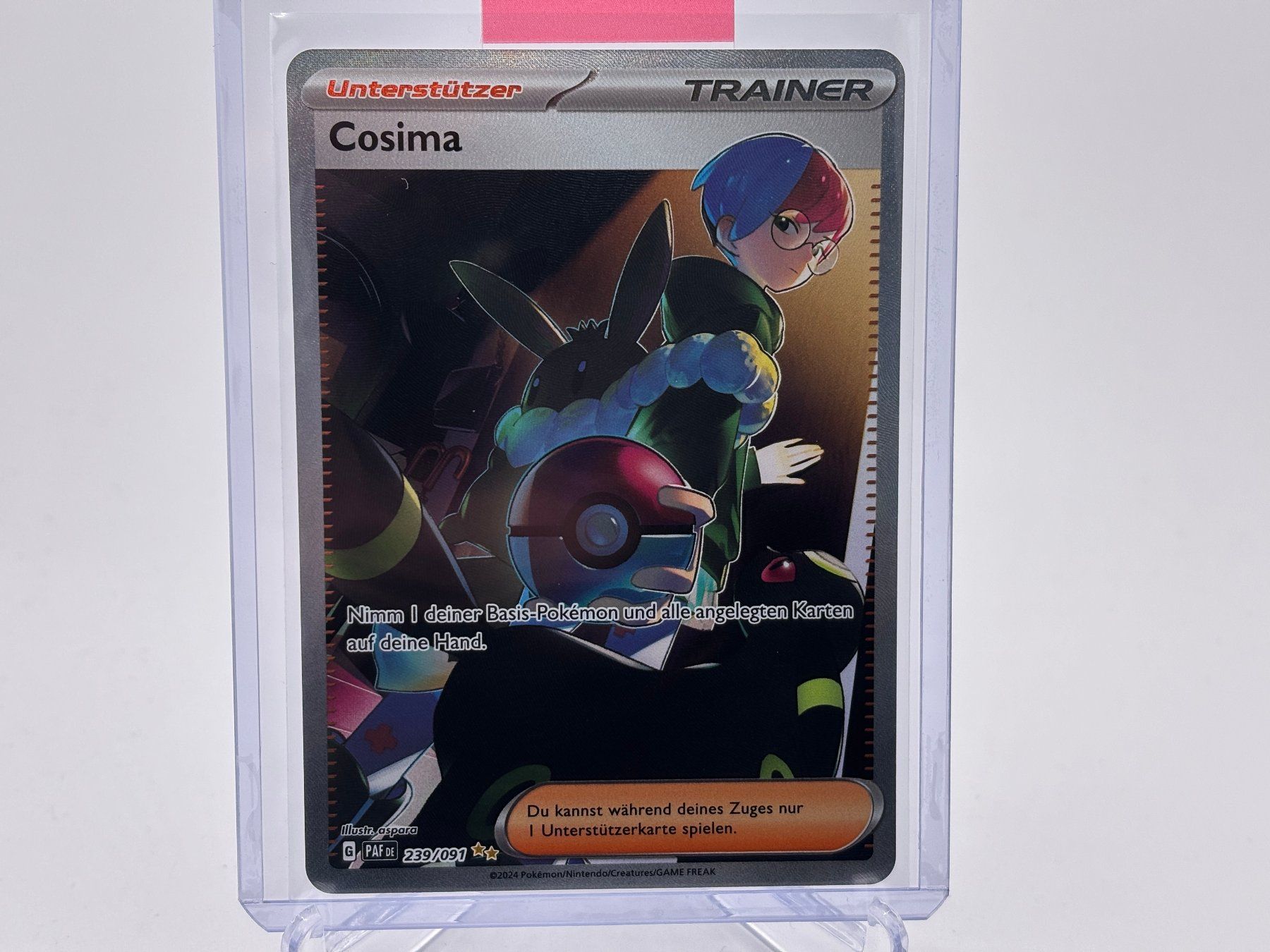 Pokémon Sammelbilder & Trading cards: Paldeas Schicksale - Cosima  (PAF 239) - DE – Neu (gemäss Beschreibung) aus Allschwil von Bullach
