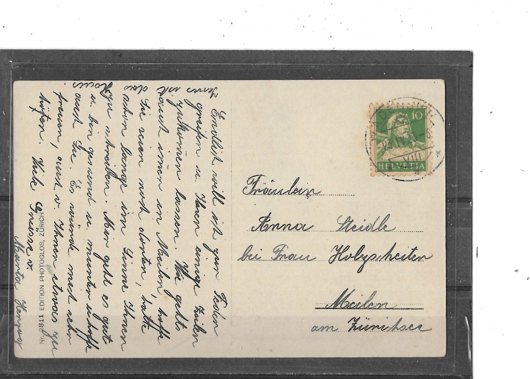 Cartes postales: ZH Wädenswil 1923 – D'occasion à Schocherswil par Wilare 1