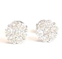 Diamantohrstecker 0.74ct, ca. 7mm, Weissgold, 2250.-