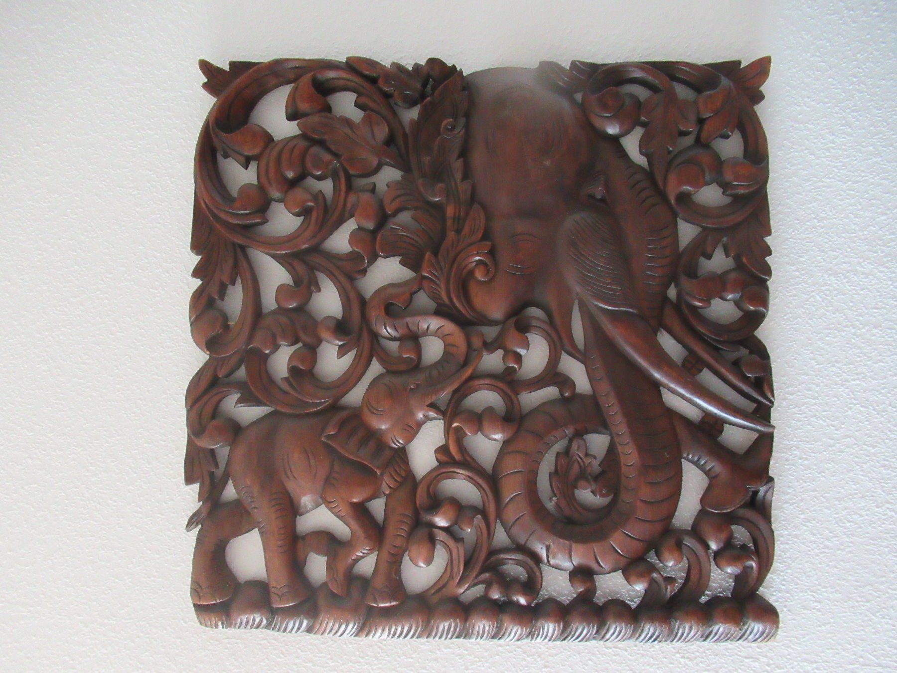Sculture & Statue: Holzrelief mit Elefanten – Usato da Pratteln venduto da chr_7jbk 4