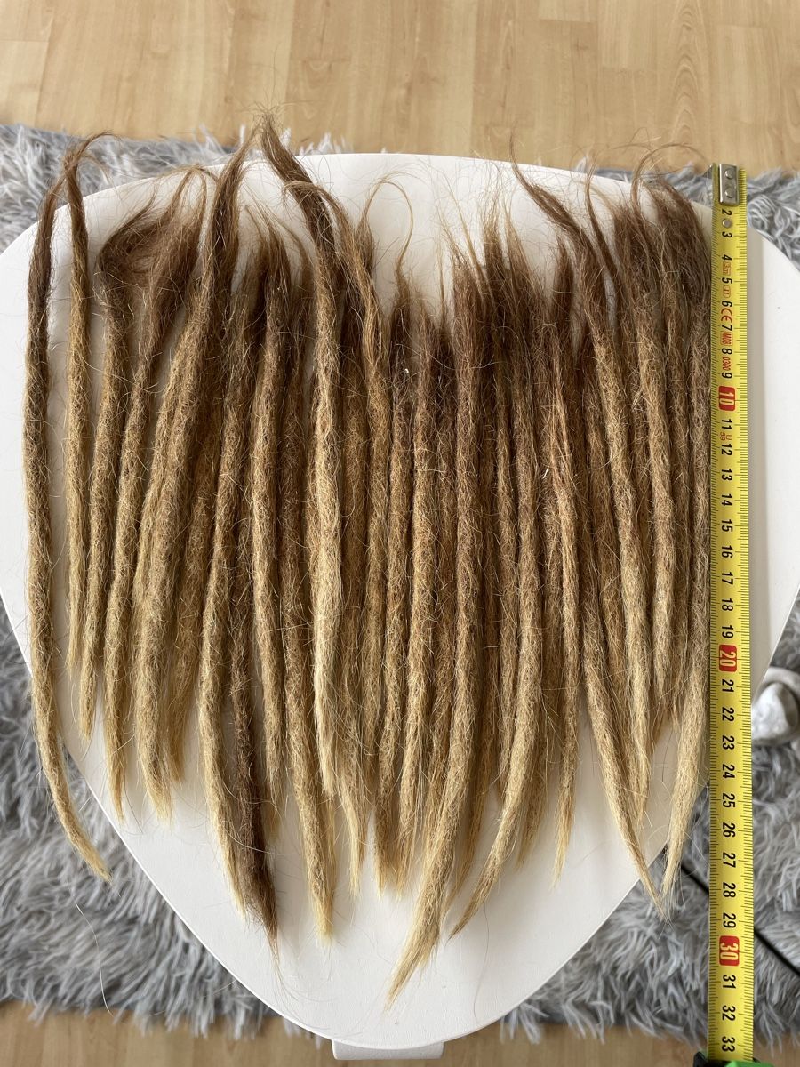Parrucche: Dreadlocks Echthaar  Extensions 30 cm ---30 Stück – Usato da interlaken venduto da caliban 1