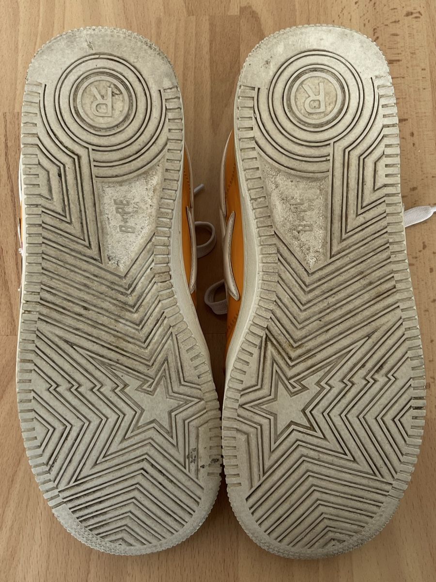 Bape Scarpe da uomo: Baskets BAPE STA orange et blanches - Taille 42 comme neuf – Usato da Vufflens-la-Ville venduto da lor_m7td 7