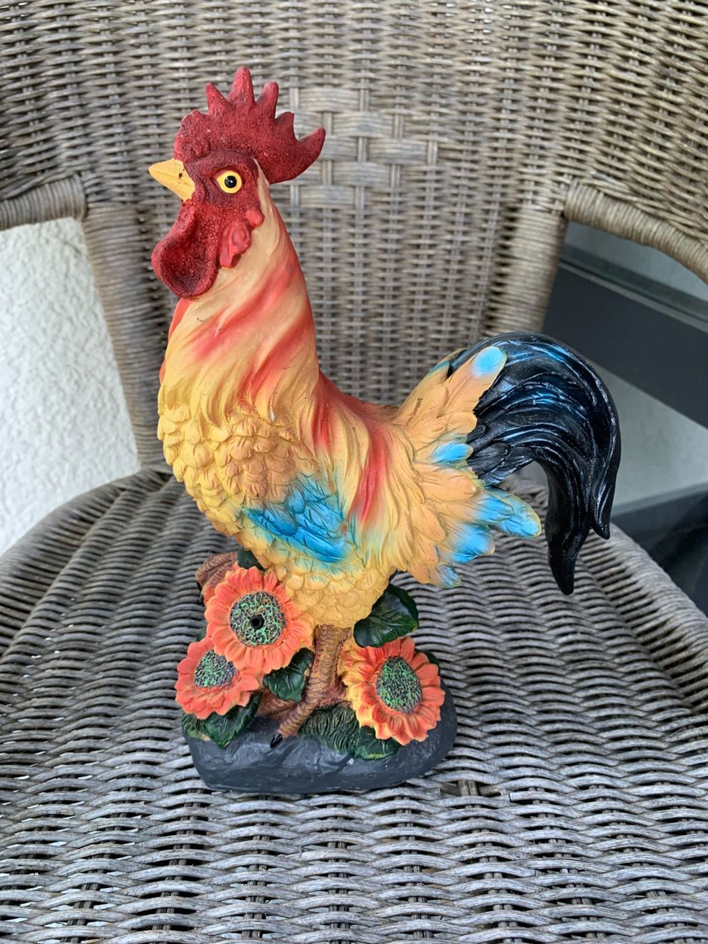 Statuette: Bewegungsmelder Dekorfigur "Hahn" – Nuovo (secondo la descrizione) da Sarmenstorf venduto da habasa