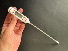 Thermometer, elektrisch, -50 bis + 300°C, Stab: 3,8 x 145 mm