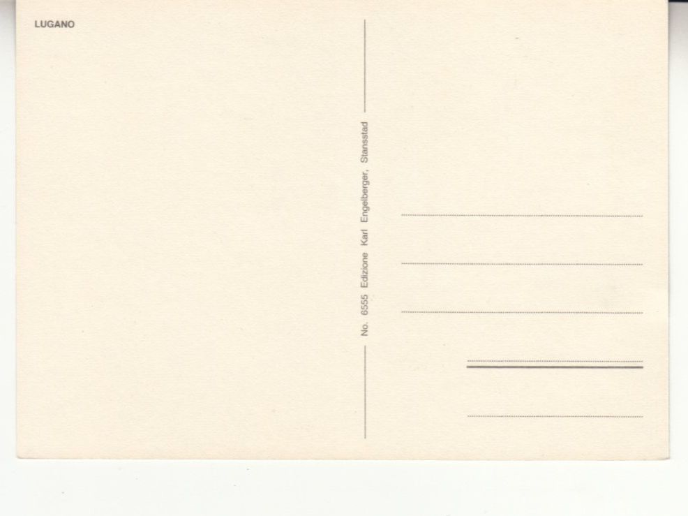Ansichtskarten: Lugano ca. 1970 – Gebraucht aus Bürglen TG von StampGraf 1