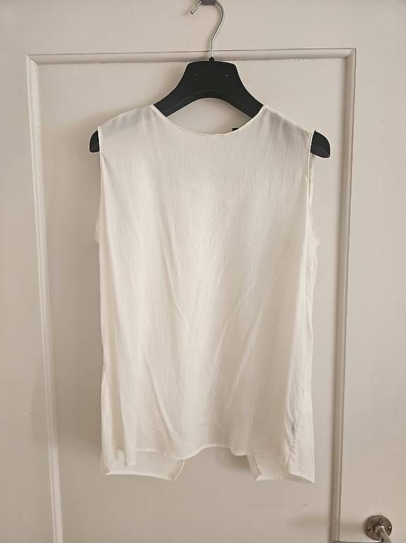 Tops: Stanley Johnson Top, Weiss/Creme, Seide.Gr. 36 – D'occasion à Zürich par Elena231