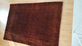 Teppich 146 cm x 204 cm, copper orange, Indien