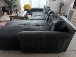 L-Sofa mit Bettfunktion
