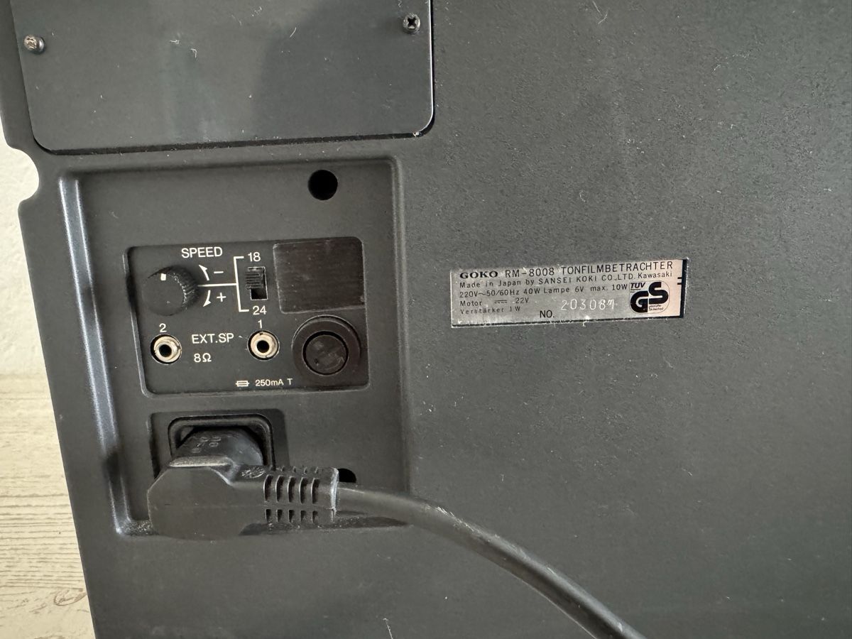 Home Cinema: Goko rm8008 super 8 recording editor – Difettoso da Zunzgen venduto da milesdavis76 6