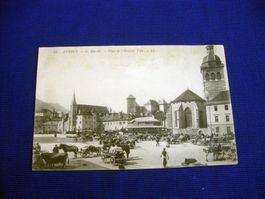 ANNECY LE MARCHE - PLACE DE L'HOTEL DE VILLE belebt 1920 ?