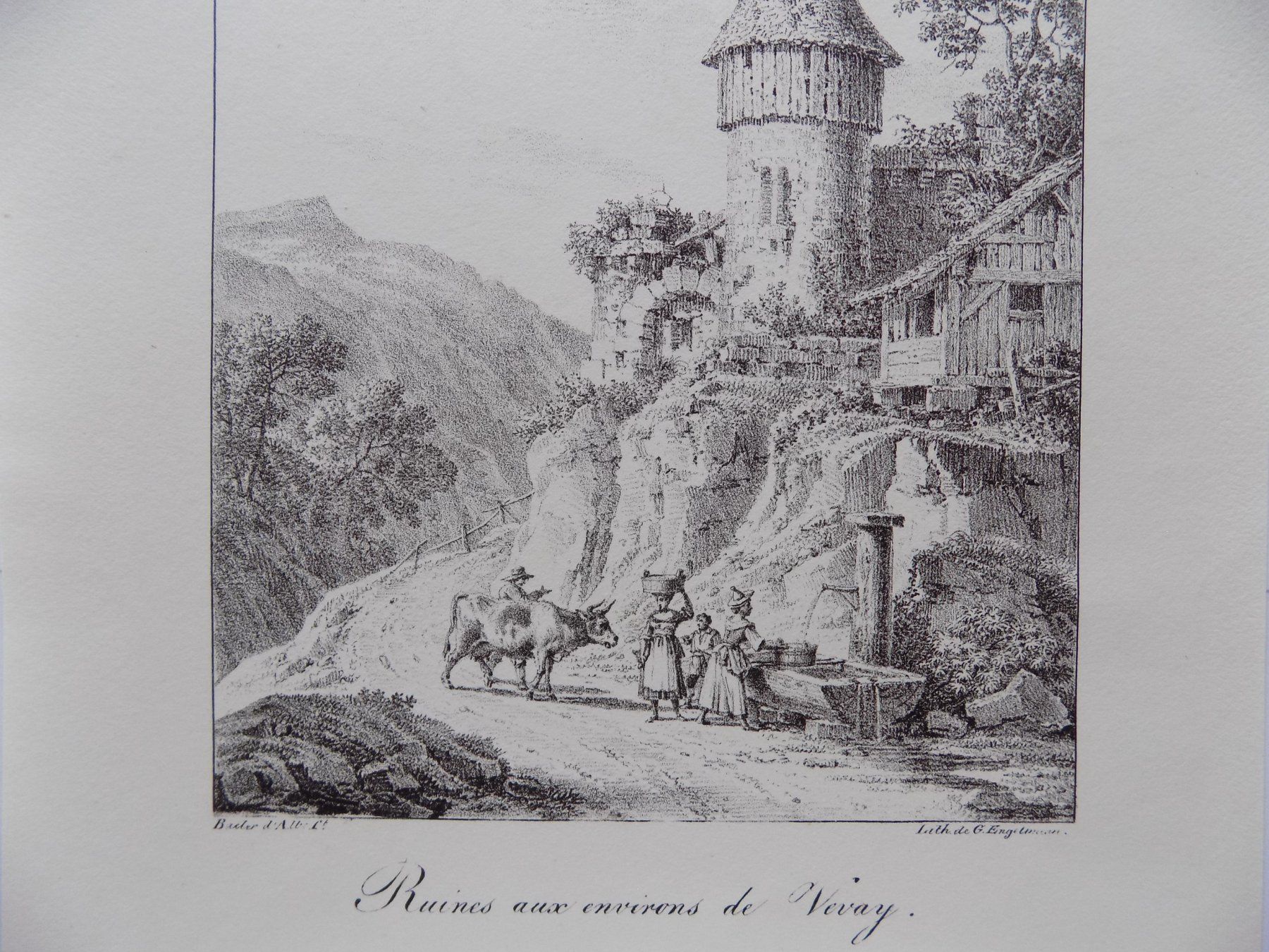 Gravures: Ruines aux environs de Vevey – D'occasion à Risch par Rischli15 1