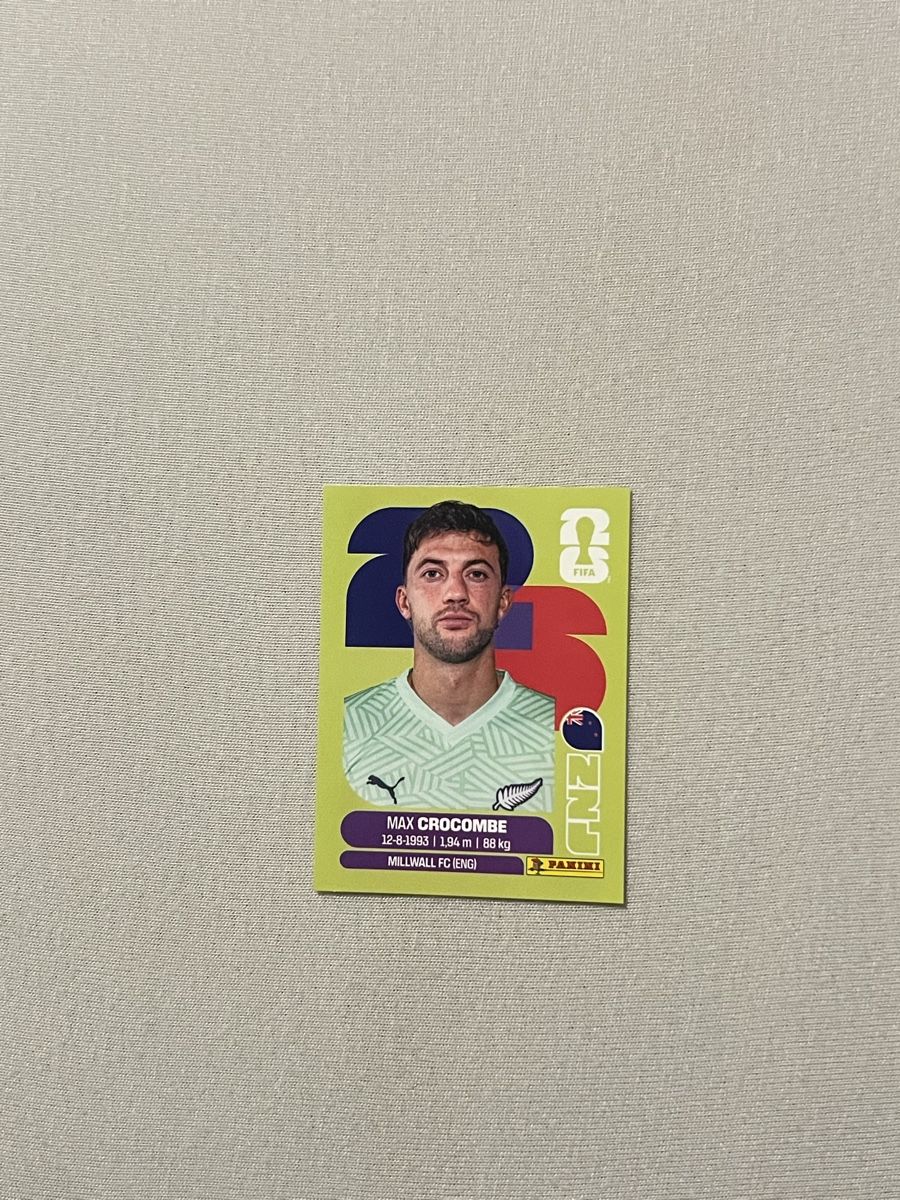 Panini Carte collezionabili: Panini WM 2026 Max Crocombe (NZL 2) – Nuovo (secondo la descrizione) da Basel venduto da niki7v