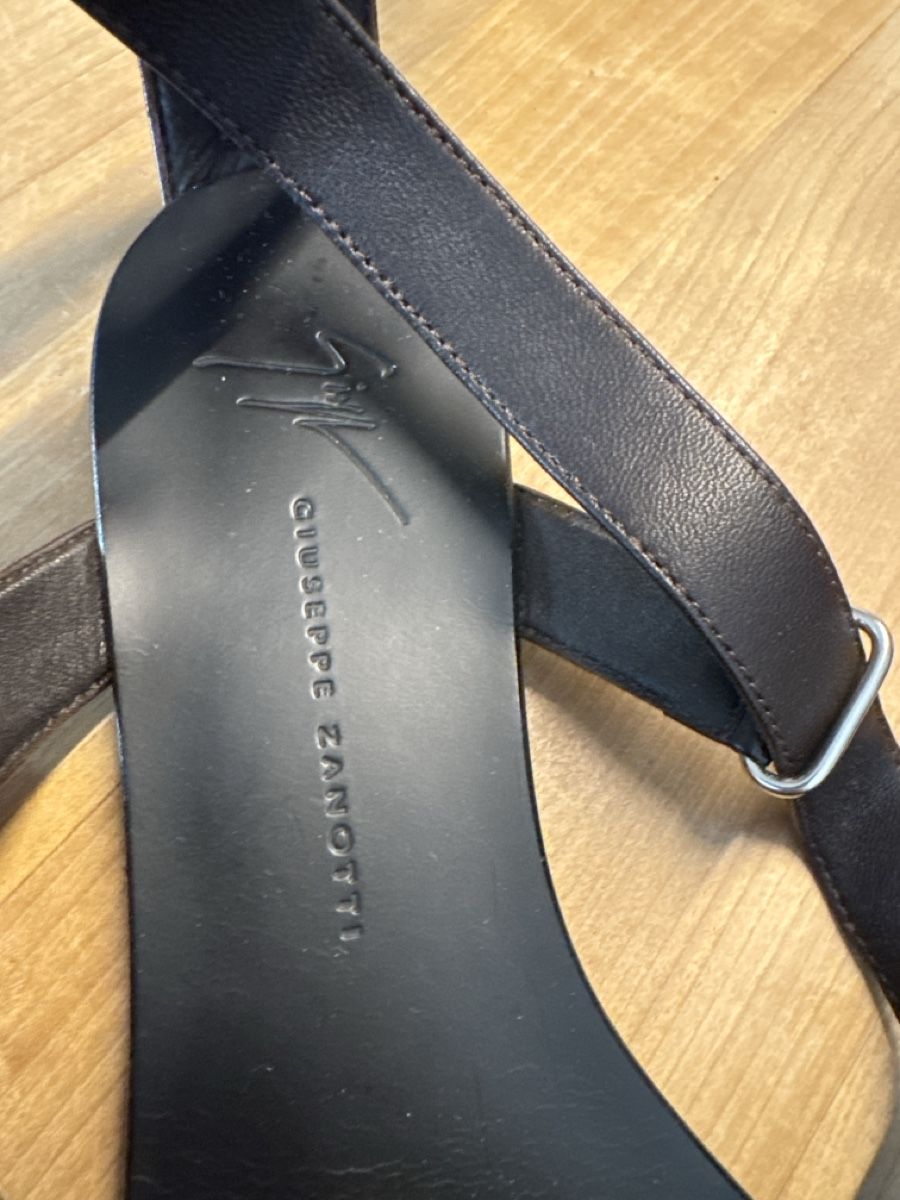 Zanotti Scarpe da donna: Giuseppe Zanotti Brown Leather Sandals 37 – Nuovo (secondo la descrizione) da Fällanden venduto da emilyeheim 5