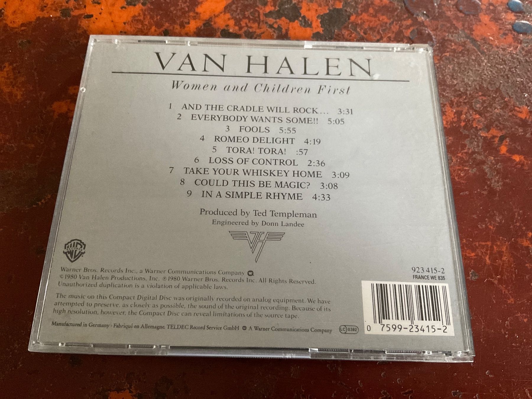 CD: Van Halen Women and children first CD – Usato da Delémont venduto da vinylfreak01 1