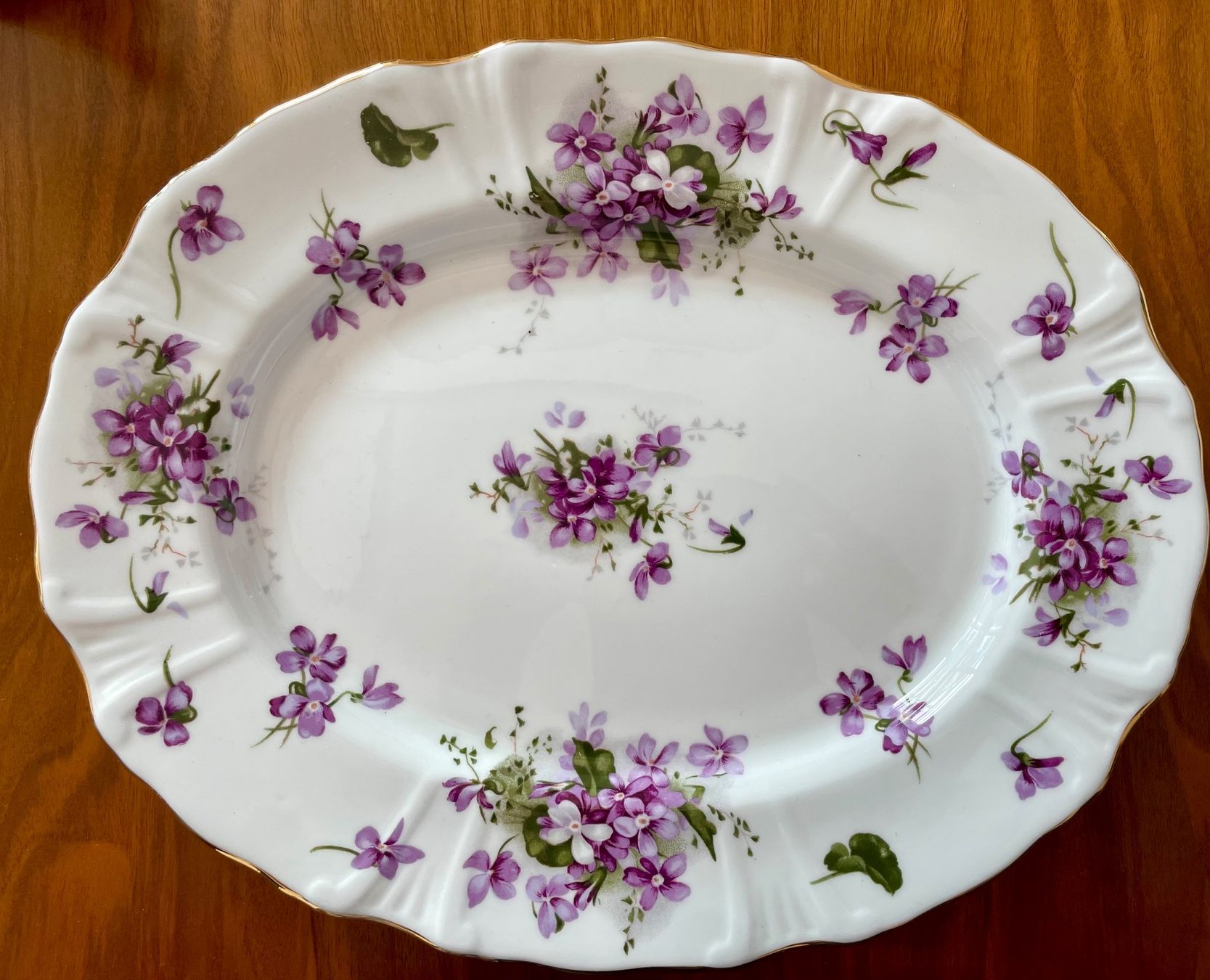 Services de table: 6-teilig, Teeservice Veilchenmuster, Hammersley, England – D'occasion à Brütten par dedi8486 5