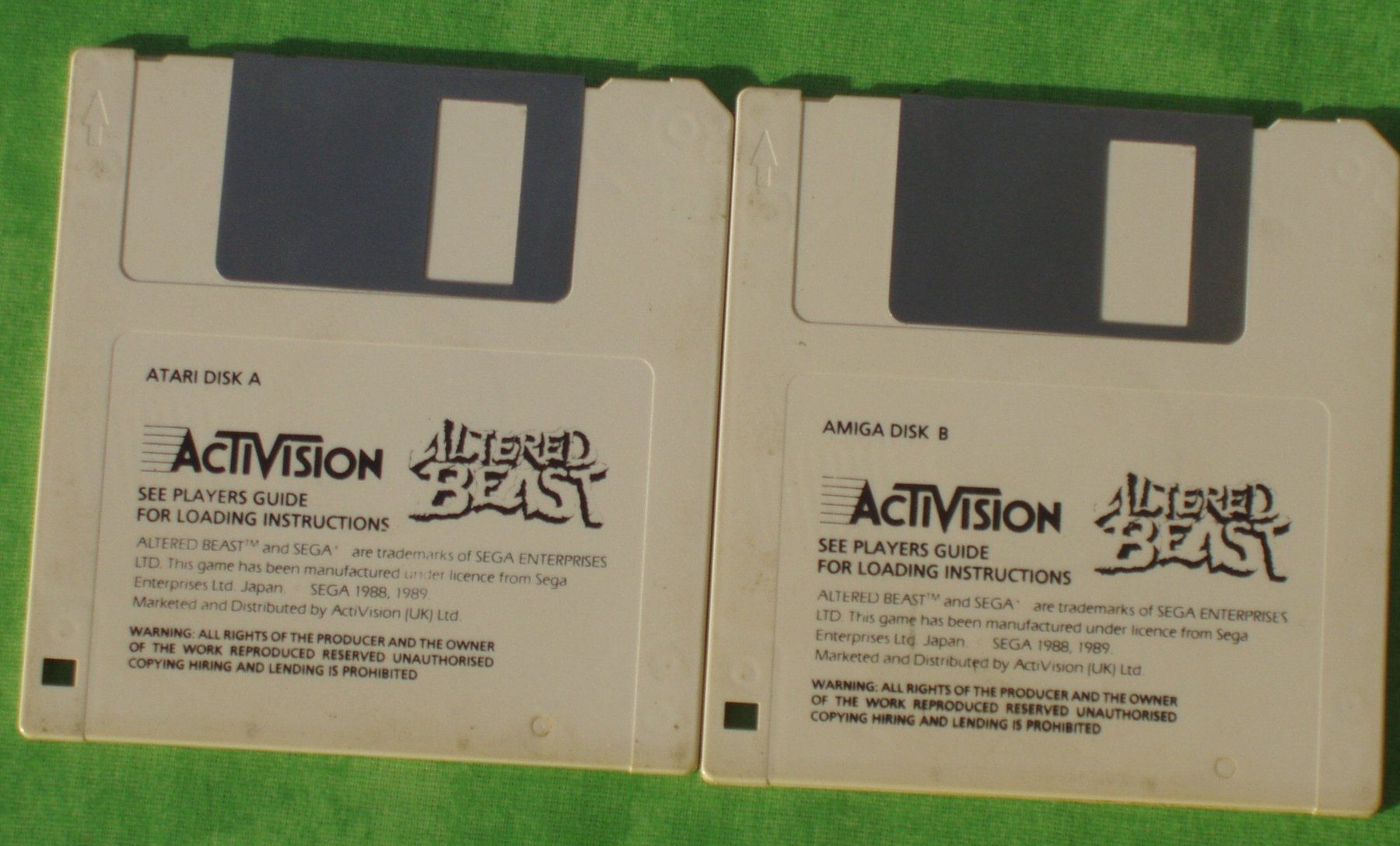 Atari Giochi: Disquettes ATARI Altered beast Activision – Usato da Boussens venduto da catfood01