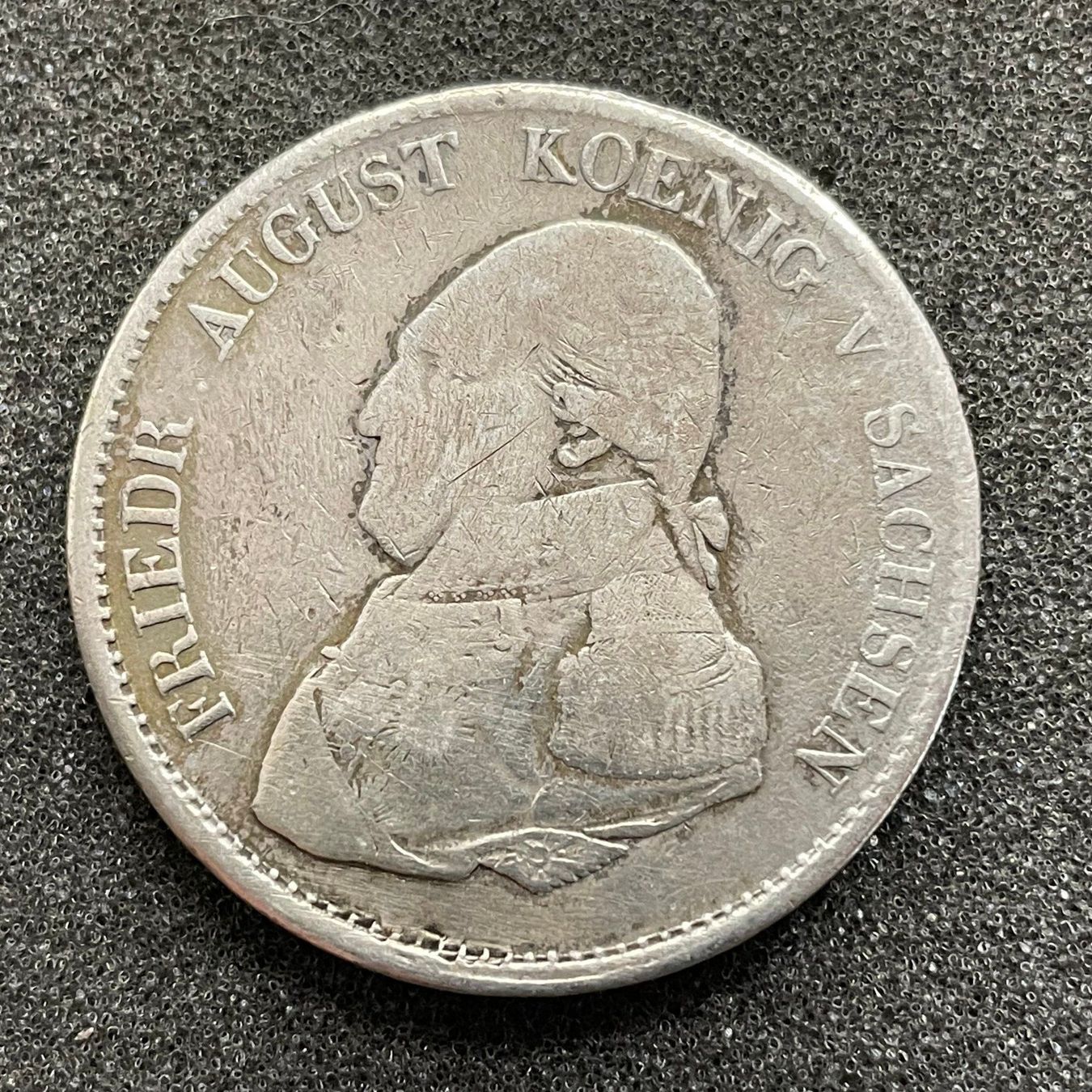 Alle Münzen: Taler Silber Sachsen 1822 - Friedrich – Gebraucht aus Reitnau von tb-muenzen 1