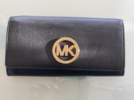 Portefeuille Michael Kors noir cuir élégant