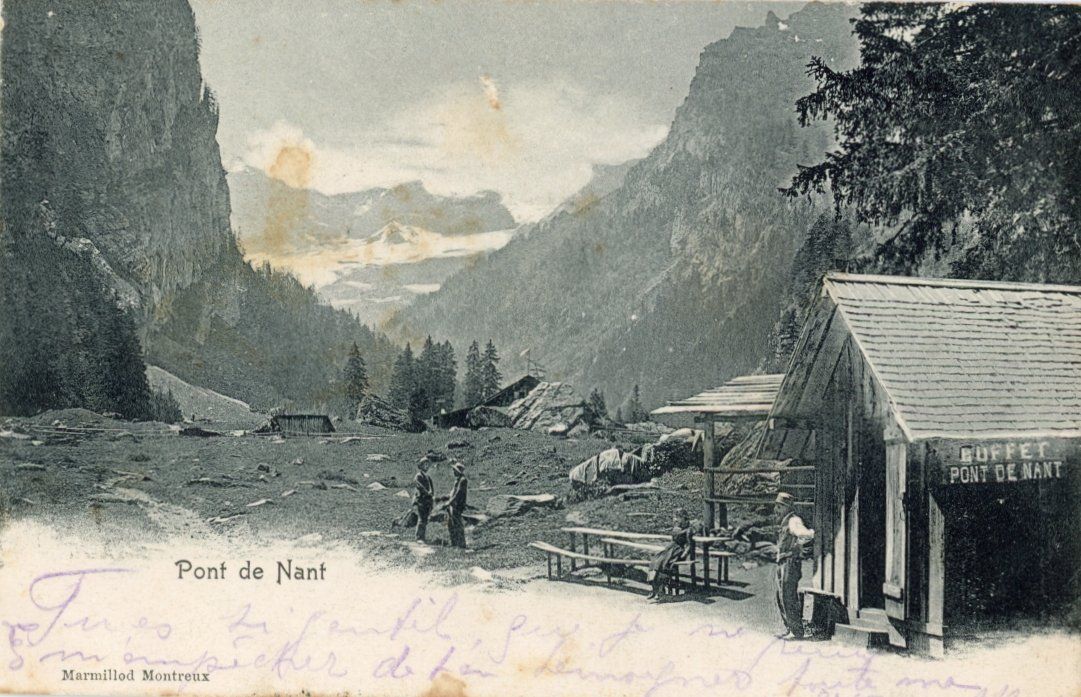 Cartes postales: Pont de Nant   VD   -    Chalet – D'occasion à Brig par Valcards54