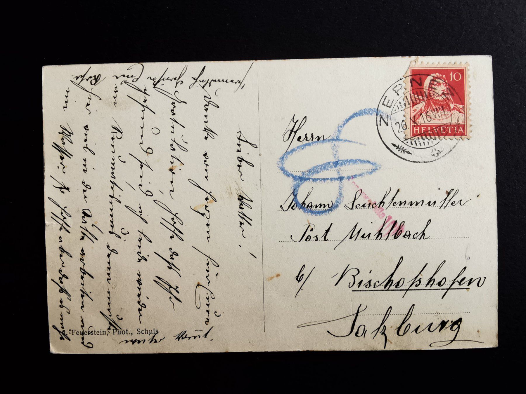 Cartoline postali: Zernez   Zernetz   Engadin   Graubünden   Ansichtskarte  191 – Usato da Rheineck venduto da kat_7gld 1