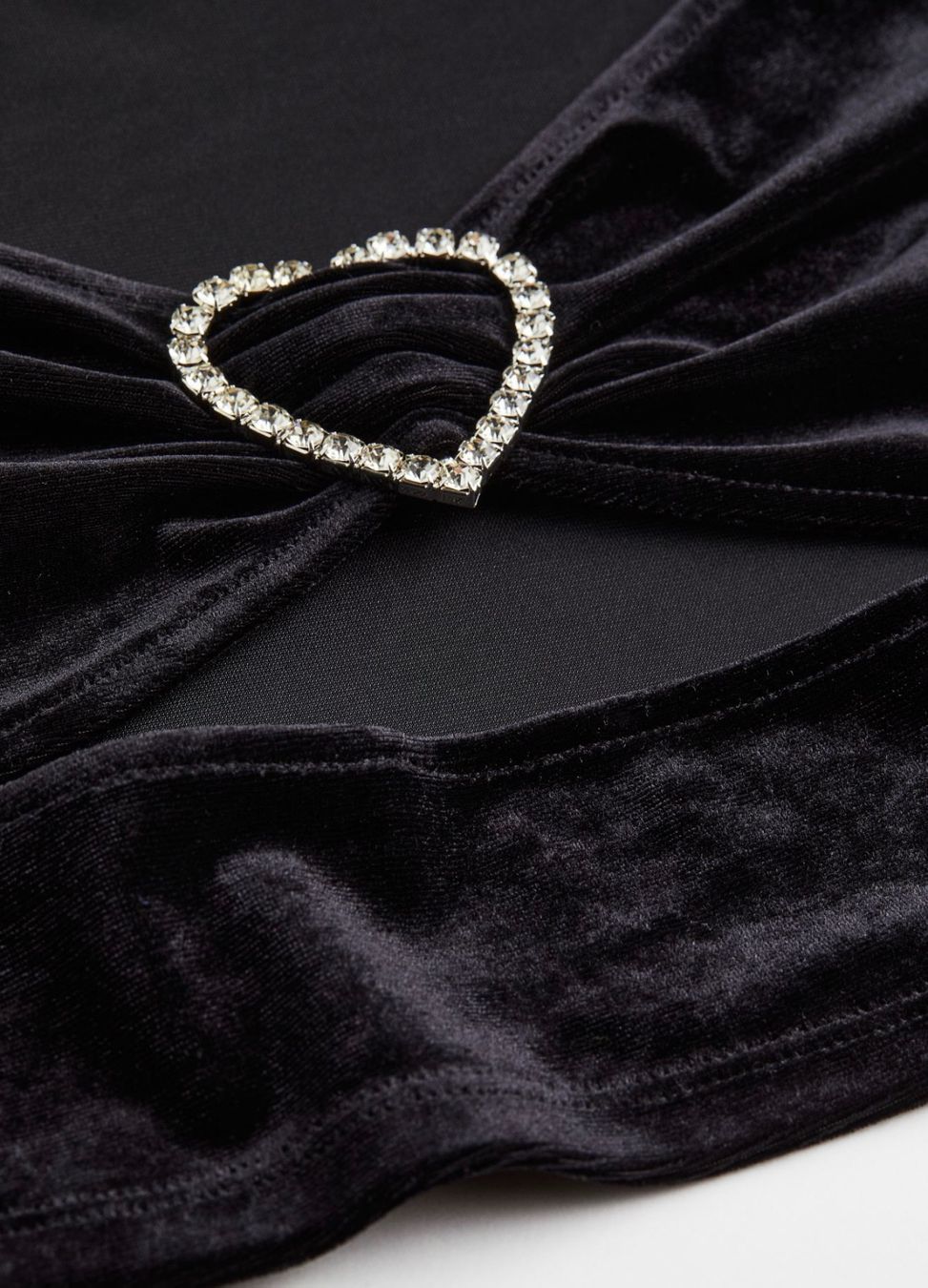 H&M Top: Top aus Samt Gr. S – Usato da Siebnen venduto da koschitoschi 1