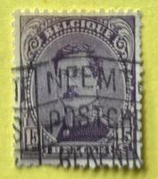 Briefmarken aus Belgien König Albert I. gestempelt 
