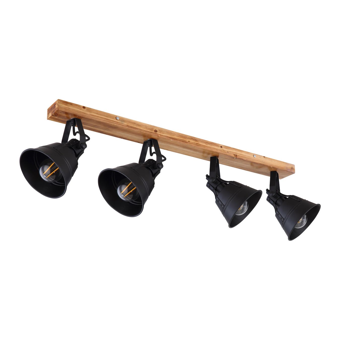 Lampade: 4er Strahler, Holz, 82 cm x 14 cm – Nuovo (secondo la descrizione) da Kreuzlingen venduto da Smart-Light 4