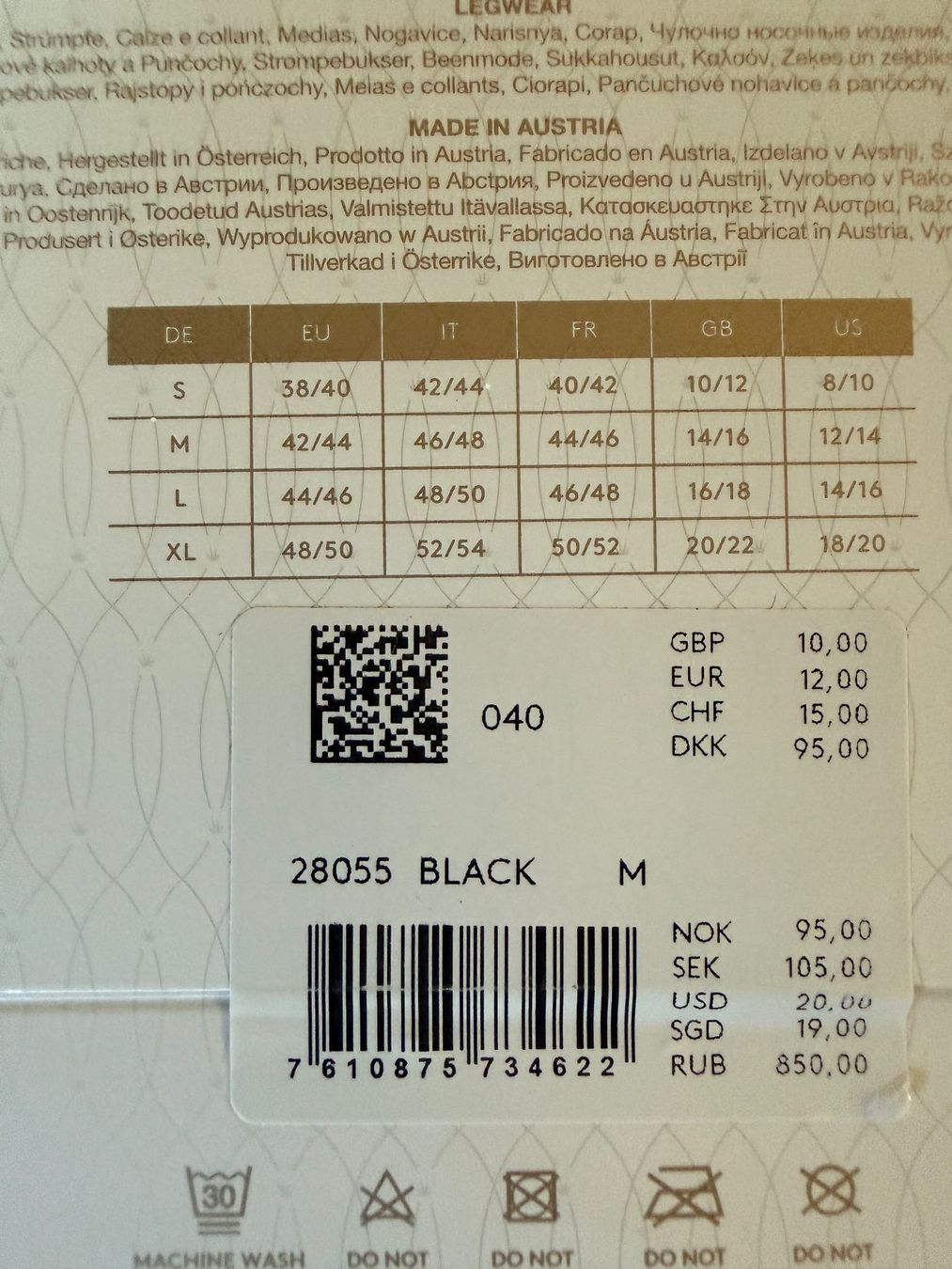 Calze & Collant: TRIUMPH, Strapsstrümpfe GLOSS 15, Grösse M, Farbe Schwarz – Nuovo e nell'imballaggio originale da Rudolfstetten venduto da gst_g7xl 4